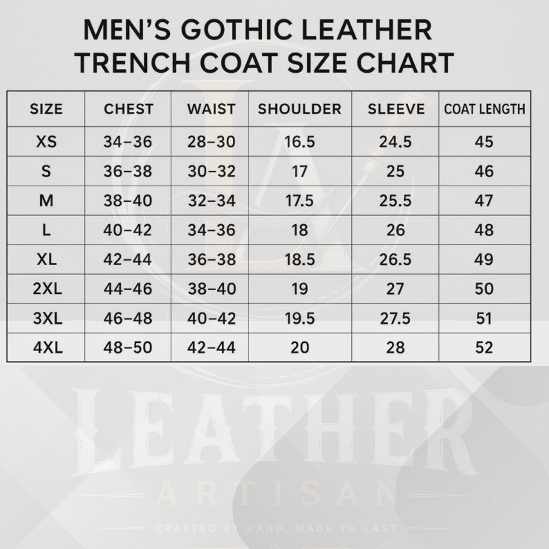 Men's Black Genuine Leather Long Coat – Classic Belted Winter Overcoat