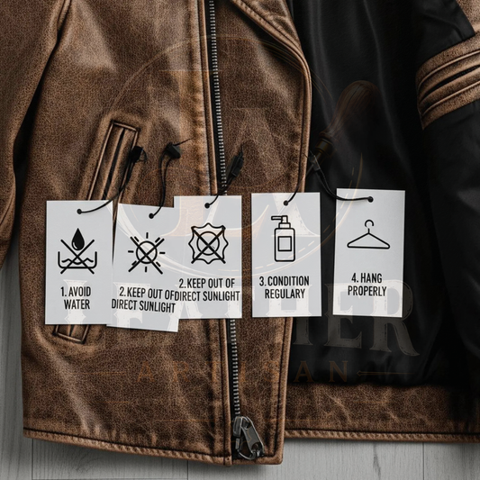Men's Dark Brown & Ginger Shearling Sheepskin Duffle Coat