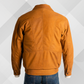 Men's Tan Genuine Nubuck Leather Jacket