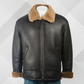Men's Brown & Ginger B3 Sheepskin Aviator Jacket