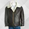 Men's Brown & Cream B3 Sheepskin Aviator Jacket