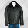 Men's Black B3 Leather Aviator Jacket
