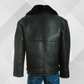 Men's Black B3 Leather Aviator Jacket