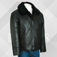 Men's Black B3 Leather Aviator Jacket