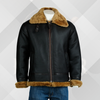 Men's Black Shearling B3 Flight Jacket