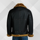 Men's Black Shearling B3 Flight Jacket