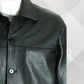 Men's Black Vintage Box Style Leather Jacket