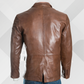 Men's Brown Sheep Nappa Leather Blazer