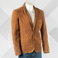 Men's Tan Genuine Suede Leather Blazer