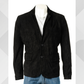 Men's Handmade Black Sheep Suede Blazer