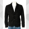 Men's Handmade Black Sheep Suede Blazer