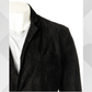 Men's Handmade Black Sheep Suede Blazer
