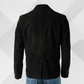 Men's Handmade Black Sheep Suede Blazer