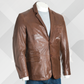 Men's Brown Sheep Nappa Leather Blazer